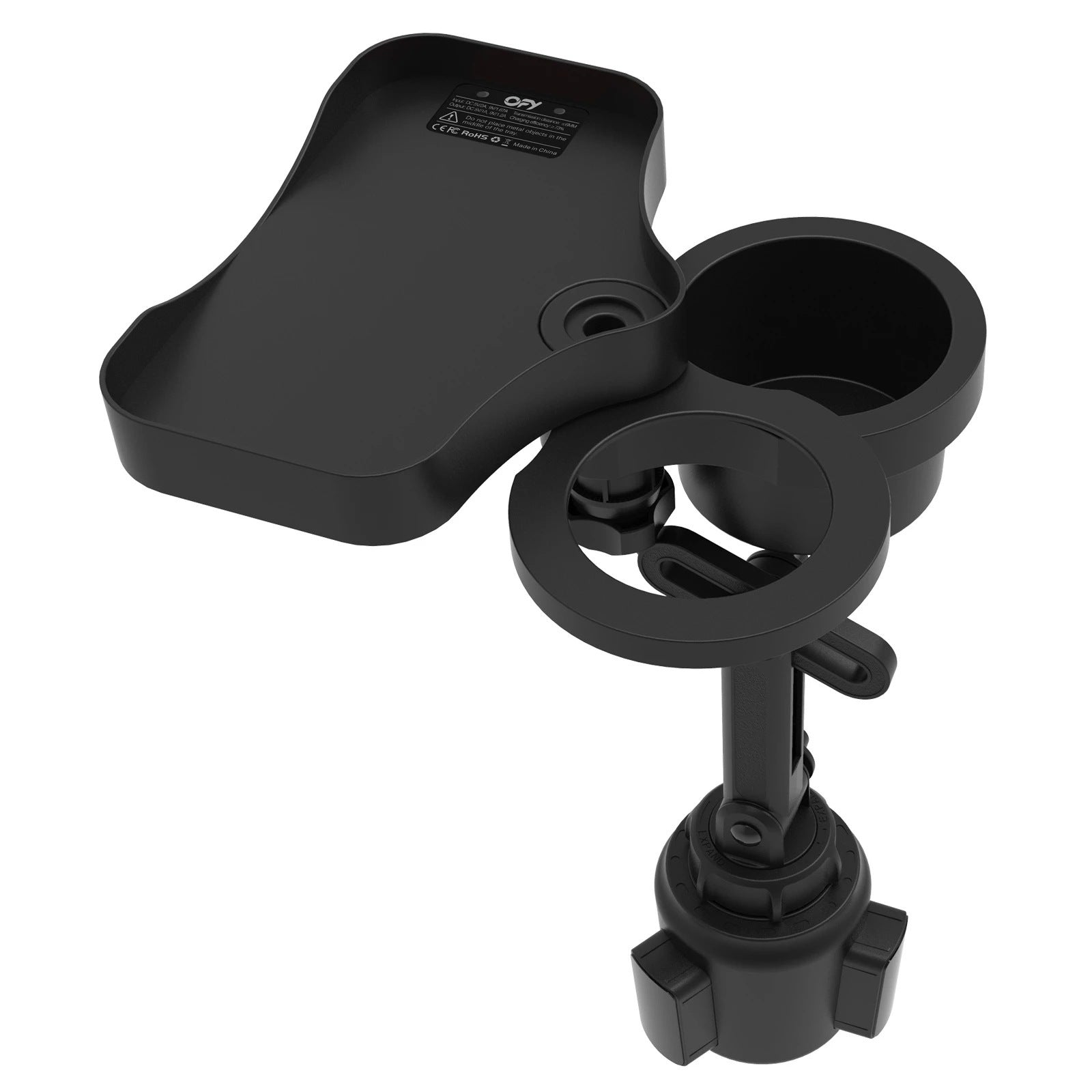 Car Cup Holder With Wireless Charging